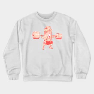 Strawberry Milkshake Milk Nutrition Crewneck Sweatshirt